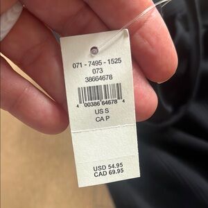 Aerie Black Ribbed Top